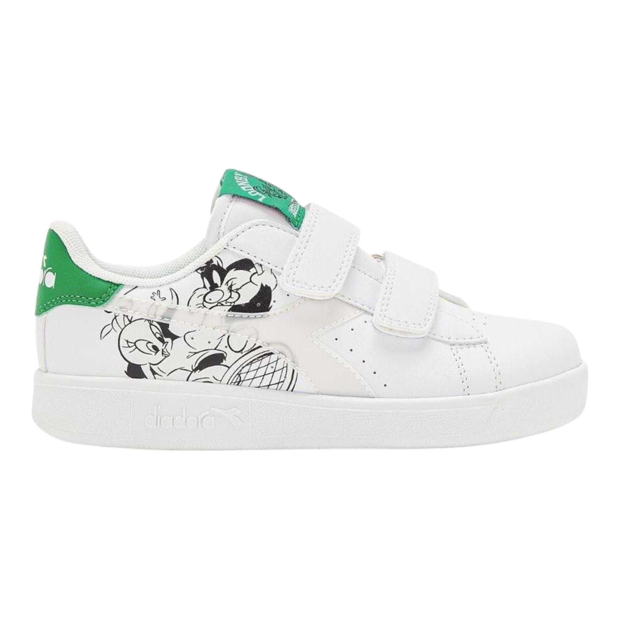 DIADORA sneakers tinta unita con strappi Bianco per Bambino 501179582 BIANCO DIADORA 