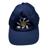 Moschino Cappello Tinta Unita Modello Berretto con Stampa per Bambino HVX01N BLU MOSCHINO 