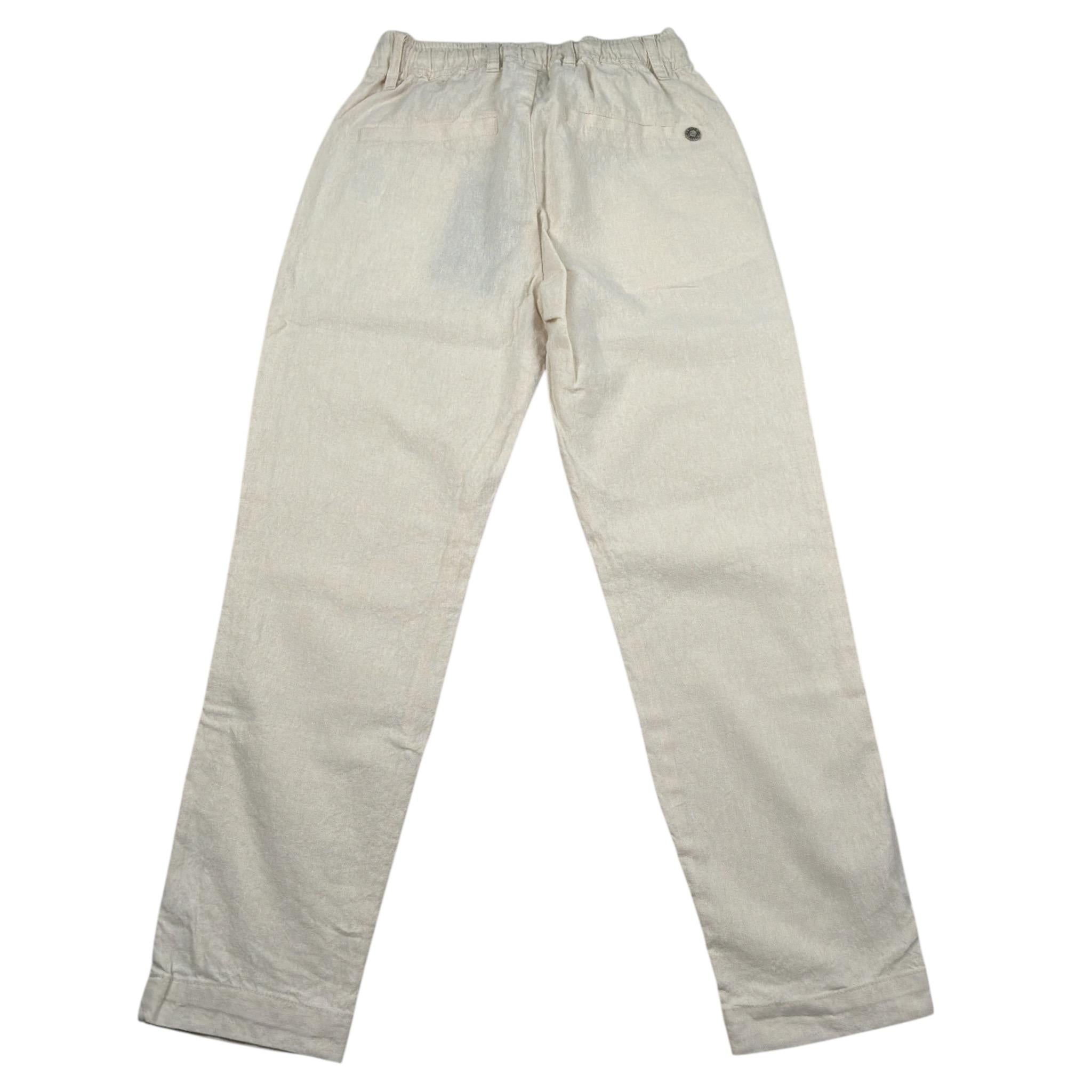 Please Pantalone tinta unita con Elastico In Vita Beige per Bambino PE75300B62 BEIGE PLEASE 