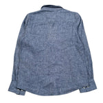 Trussardi Camicia Manica Lunga Tinta Unita per Bambino TBP26065CA BLU TRUSSARDI 