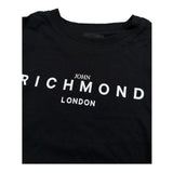 John Richmond T-Shirt Girocollo Tinta Unita con Stampa per Bambino RBP25003TSXX NERO JOHN RICHMOND 