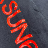 SUN68 shirt girocollo tinta unita con stampa Nero per Neonato T44311N NERO SUN68 