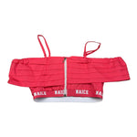 Naice Top Tinta Unita con Stampa per Bambina 20069 SALMONE NAICE 