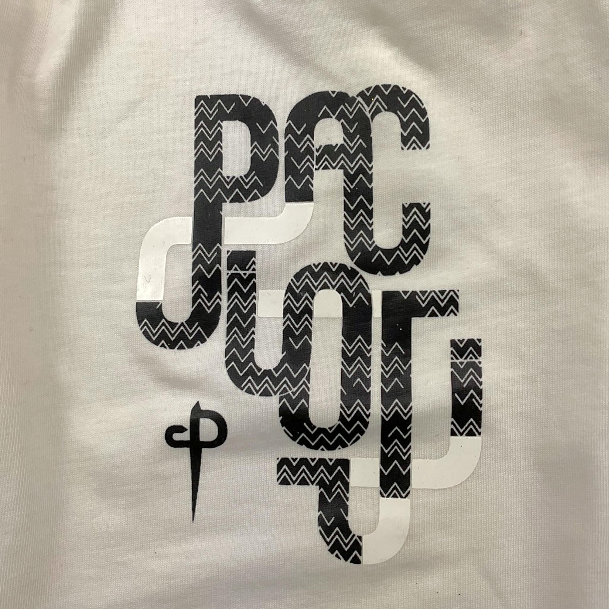 CESARE PACIOTTI shirt girocollo tinta unita con stampa Panna per Neonato TSP5352B PANNA CESARE PACIOTTI 