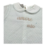 Marlu' Pagliaccetto Mezza Manica Tinta Unita per Neonato EB5415 BIANCO MARLU' 