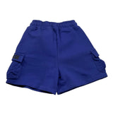 Mousse Bermuda Tinta Unita con Logo per Neonato MKBC6 BLU MOUSSE 