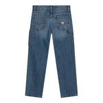 GUESS jeans tinta unita con tasconi Blu per Bambino L4YA11D5D70 BLU GUESS 