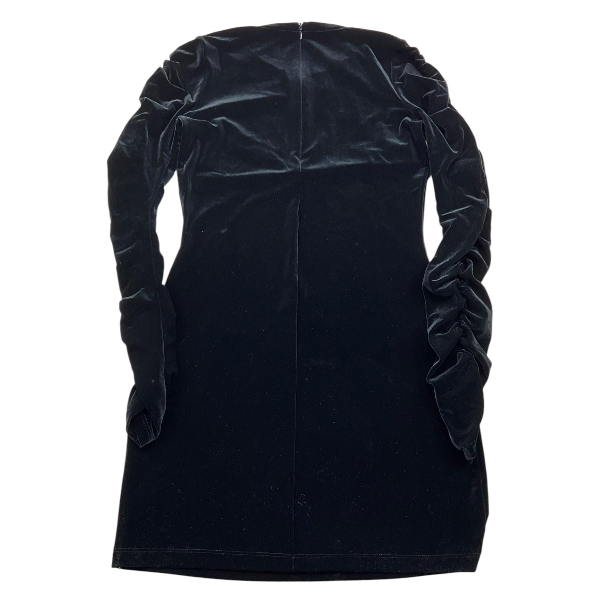 LIU JO abito manica lunga tinta unita in velluto  Nero per Bambina GF4177X NERO LIU JO 