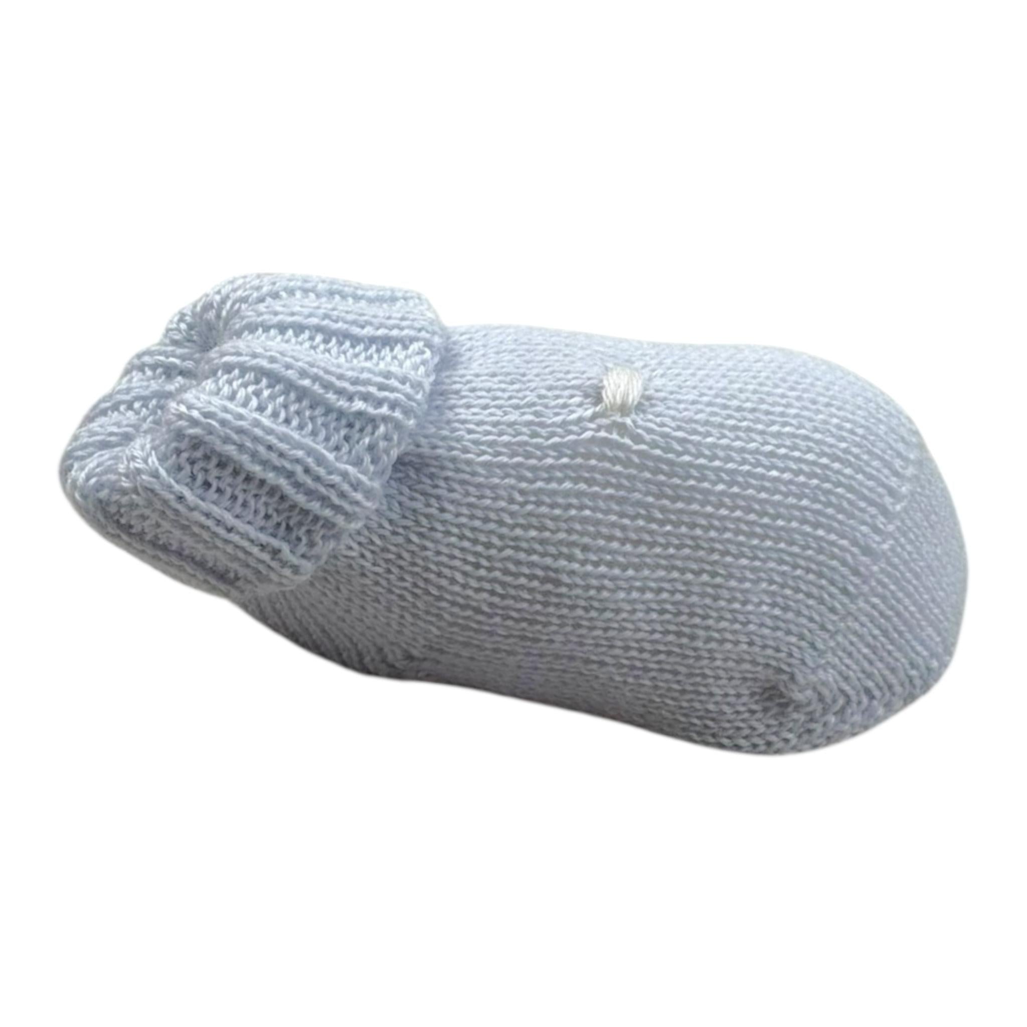 Scaldacuore Babbucce Tinta Unita per Neonato BN502 AZZURRO SCALDACUORE 