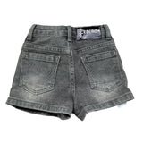 Iceberg Bermuda In Denim Tinta Unita con Logo per Neonato BMICE50108B NERO ICEBERG 