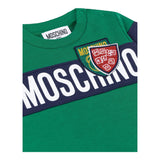 DOU DOU felpa chiusa con cappuccio e maniche in contrasto Verde per Neonato MUF05GXX VERDE DOU DOU 