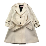 VICOLO cappotti tinta unita con cintura Panna per Bambina 3141O1136 PANNA VICOLO 