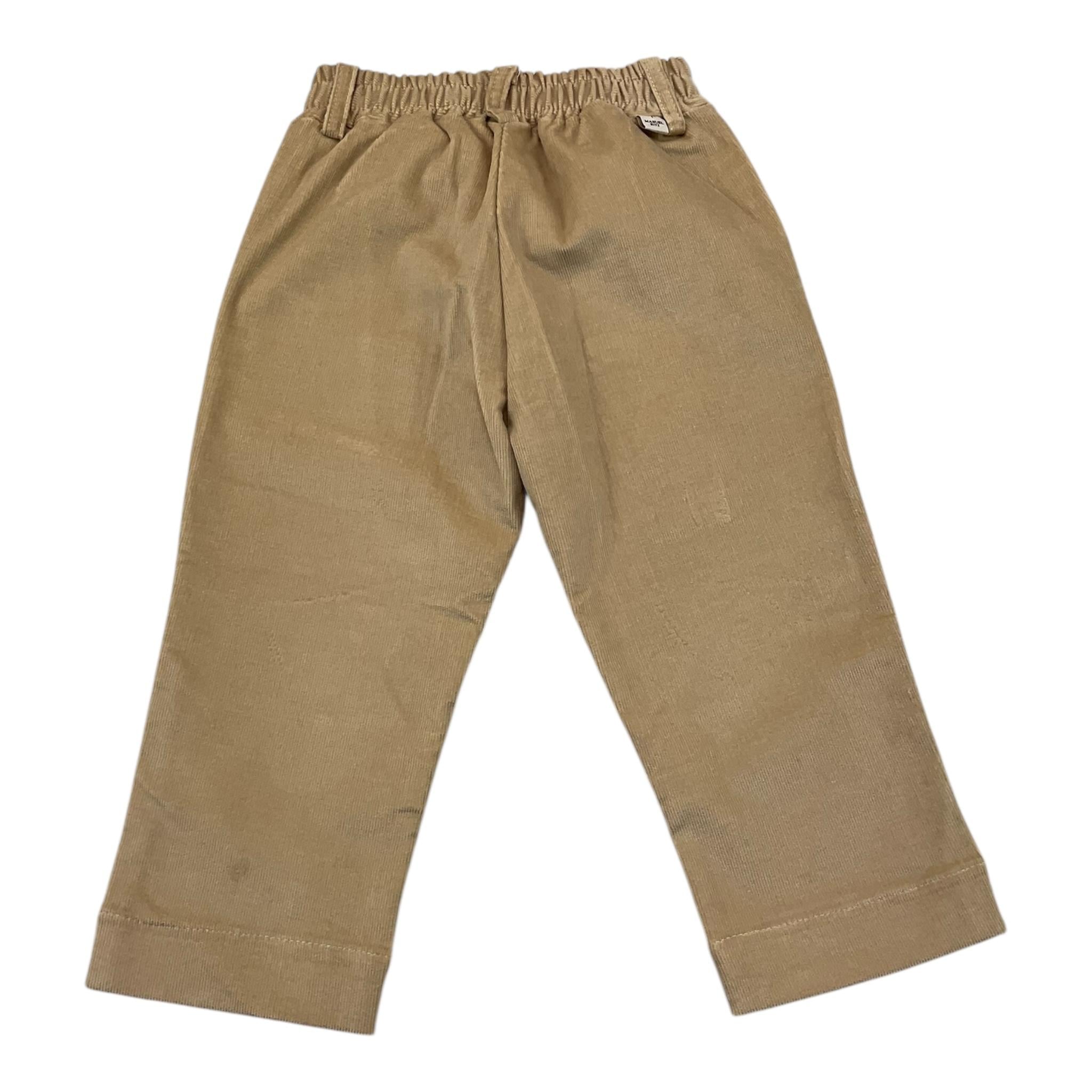 MANUEL RITZ pantalone tinta unita in camoscio con elastico in vita Beige per Neonato MR2264N BEIGE MANUEL RITZ 