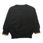 TRUSSARDI maglia girocollo tinta unita con taschino Nero per Neonato TIA25079MA NERO TRUSSARDI 