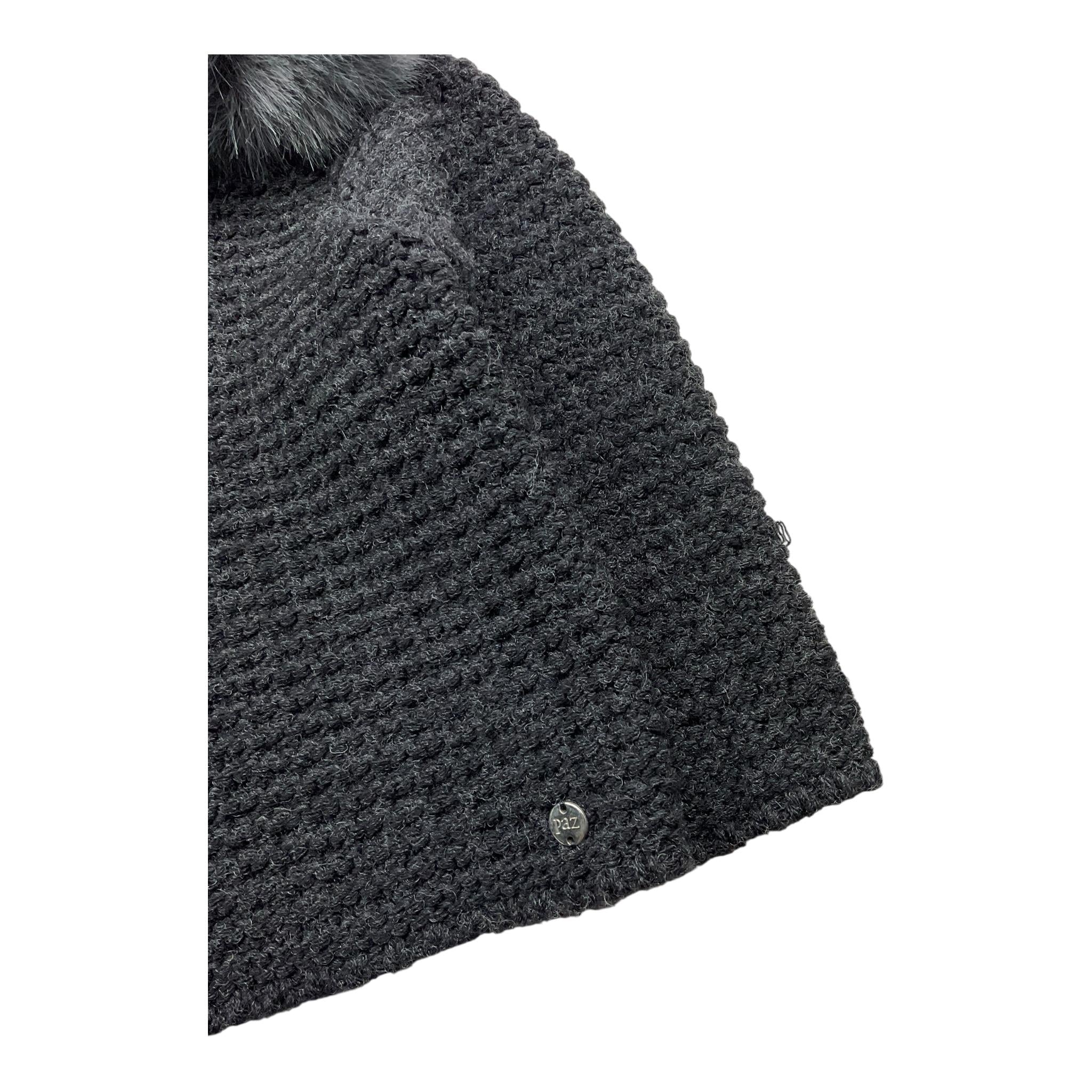 PAZ RODRIGUEZ cardigan tinta unita con cappuccio Nero per Bambina 012130943 NERO PAZ RODRIGUEZ 