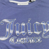 Juicy Couture T-Shirt Girocollo Tinta Unita con Stampa per Bambina JBX6547 VIOLA JUICY COUTURE 