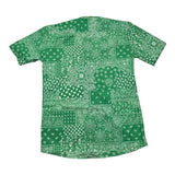 Numbers Camicia Mezza Manica Stampa Fantasia Bandana Verde Per Bambino