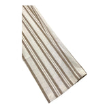 Never Too Pantalone Tinta Unita con Fantasia A Righe per Bambino NT1944R BIANCO NEVER TOO 