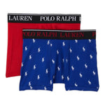Ralph Lauren Set 2 Boxer Tinta Unita per Bambino 9P5016 ROSSO RALPH LAUREN 