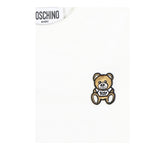 MOSCHINO shirt girocollo tinta unita con polsini Bianco per Neonato MPO00R BIANCO MOSCHINO 