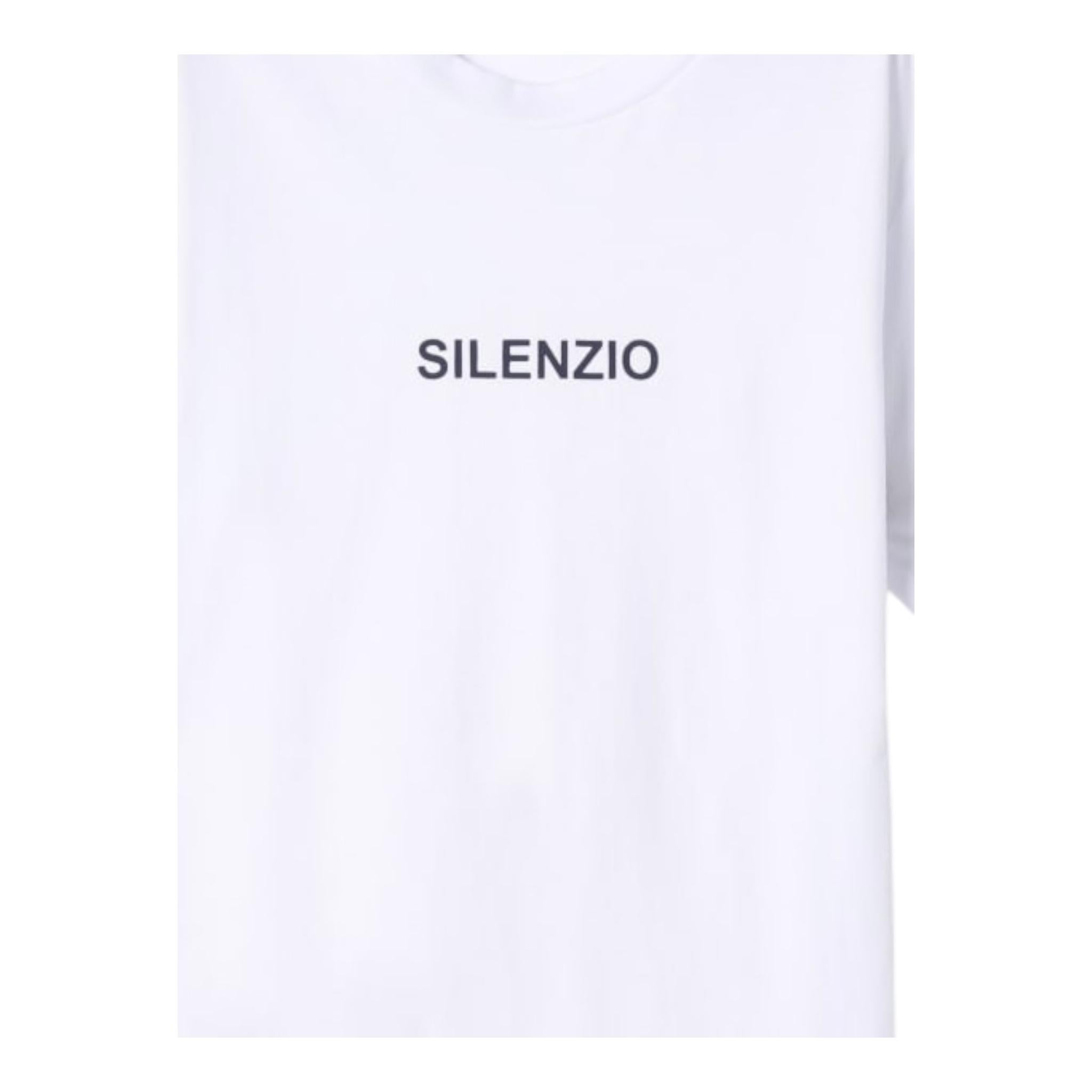 Aspesi T-Shirt Girocollo Tinta Unita con Stampa per Bambino S25022TSM0122X BIANCO ASPESI 