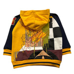 ICEBERG felpa chiusa con cappuccio tinta unita con maniche in contrast Giallo per Bambino MFICE5311B GIALLO ICEBERG 