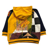 ICEBERG felpa chiusa con cappuccio tinta unita con maniche in contrast Giallo per Bambino MFICE5311B GIALLO ICEBERG 