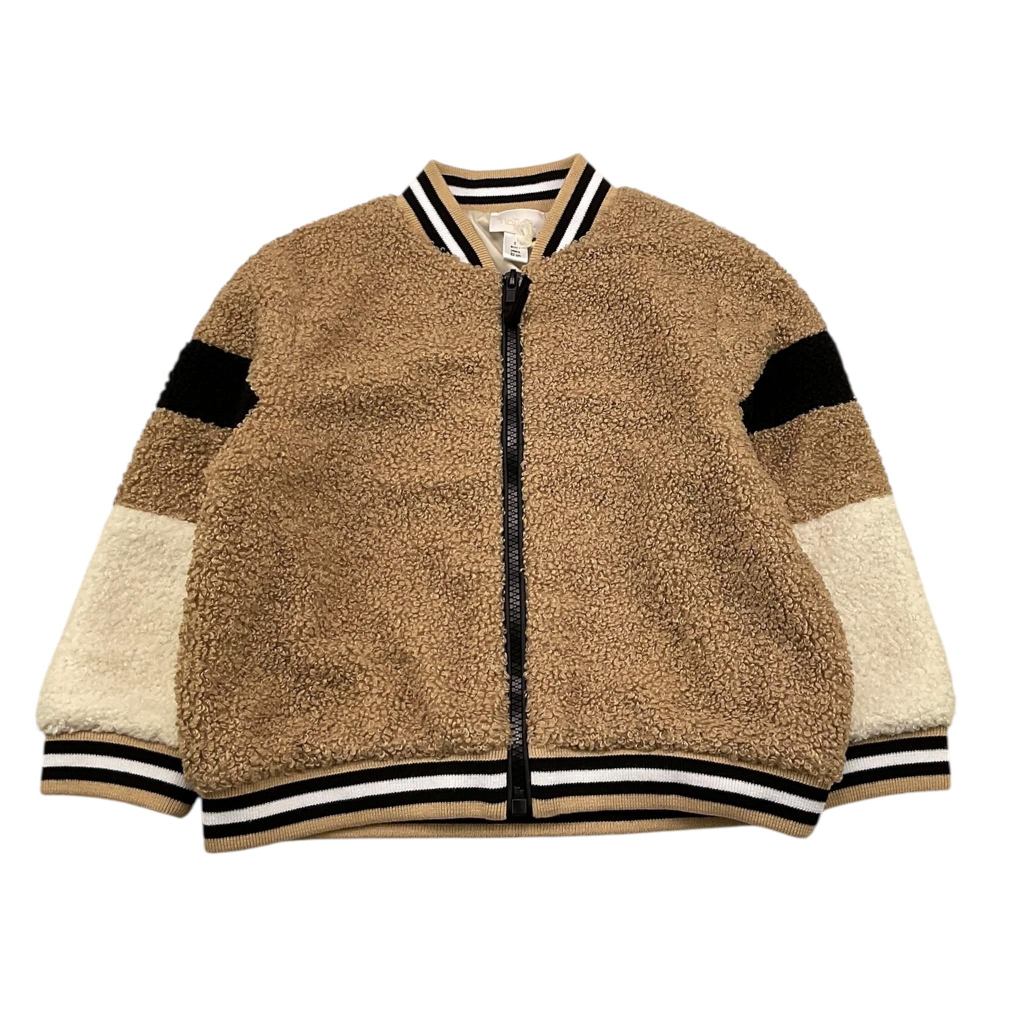 NANAN giubbino teddy tinta unita con zip Beige per Neonato I24243224BE BEIGE NANAN 