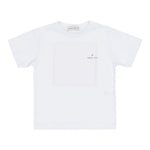 Manuel Ritz T-Shirt Girocollo Tinta Unita  per Bambino MR3094 BIANCO MANUEL RITZ 