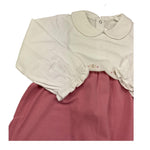 Mayoral Tutina Manica Lunga Bicolore per Neonata 1751 BIANCO/ROSA MAYORAL 