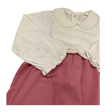 Mayoral Tutina Manica Lunga Bicolore per Neonata 1751 BIANCO/ROSA MAYORAL 