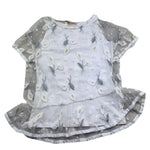 Monnalisa Camicia Velata Tinta Unita con Canotta per Bambina 711611 BIANCO MONNALISA 