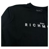 John Richmond Shirt Girocollo Tinta Unita con Logo per Bambino RGP26009TS NERO JOHN RICHMOND 