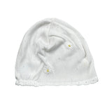 Le Coconne Cappello Tinta Unita con Ricami per Neonata LCN1411 BIANCO LE COCONNE 