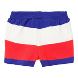 Name.It Bermuda Con Elastico In Vita Fantasia A Righe Multicolor Per Neonato