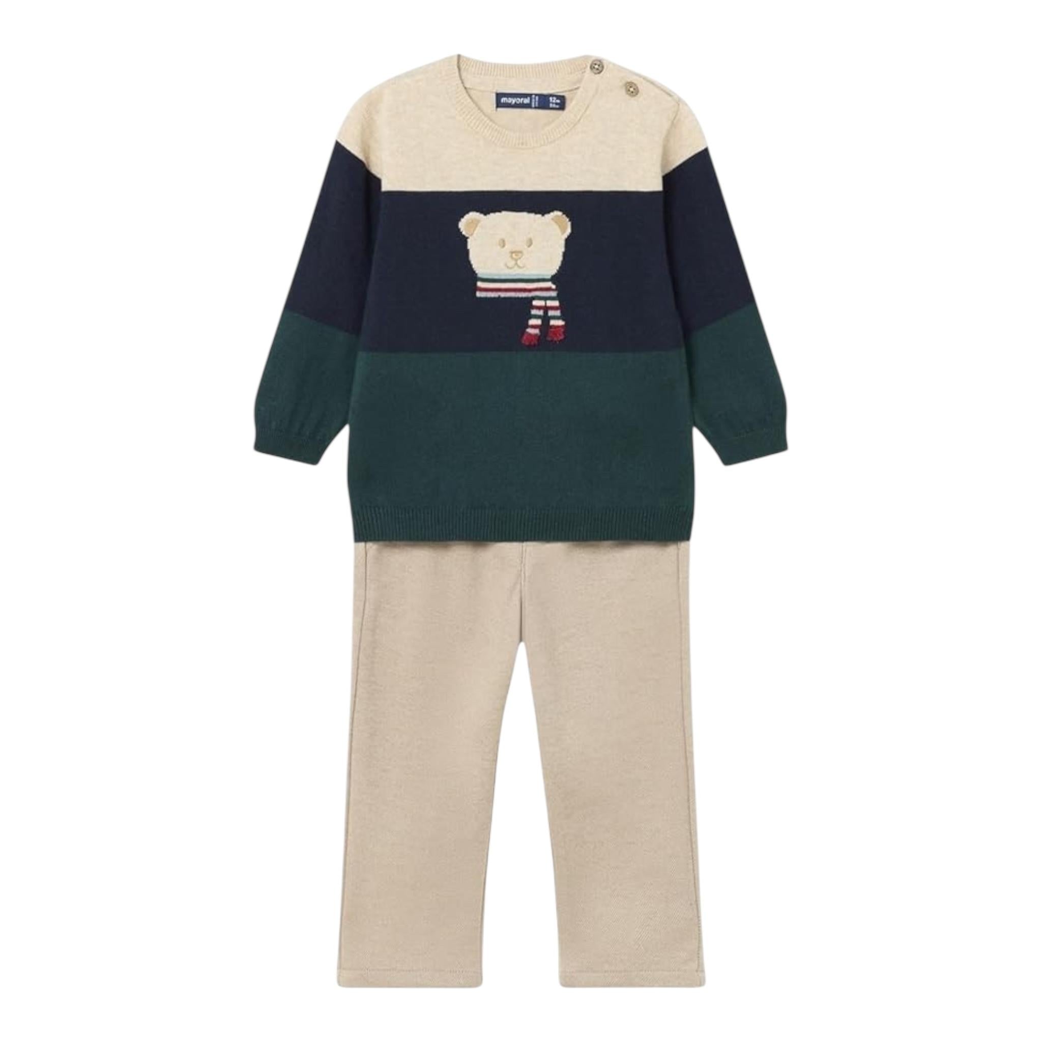 MAYORAL completo 2pz maglia-pantalone Sabbia per Neonato 2544 SABBIA MAYORAL 