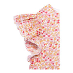 Il Gufo Abito Tinta Unita con Fantasia Fiori per Bambina P25VM791C4139 BIANCO IL GUFO 