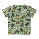 I Do T-Shirt Girocollo Tinta Unita con Stampa per Neonato 4B460 VERDE I DO 