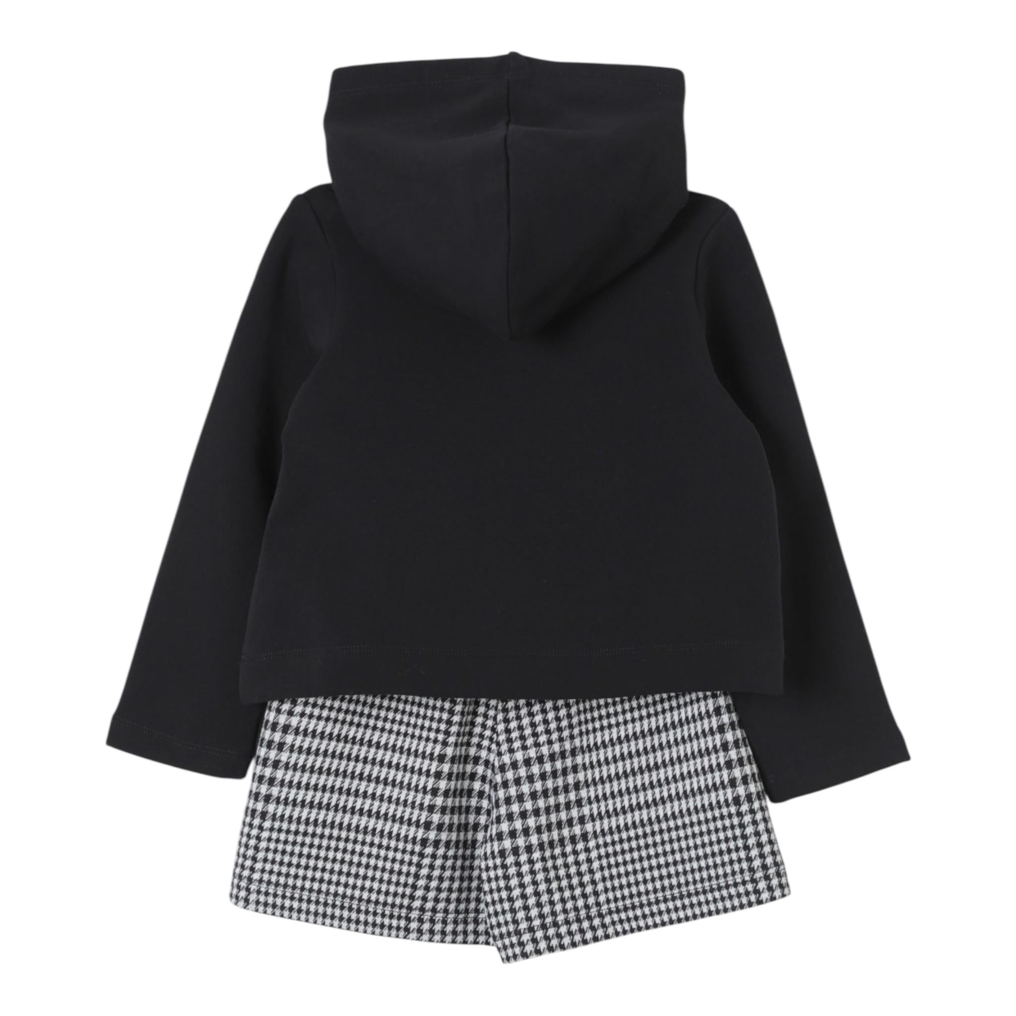 LIU JO completo 2pz felpa-short bicolore Bianco/nero per Neonata KF4112J4794N BIANCO/NERO LIU JO 