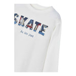MAYORAL shirt girocollo tinta unita con stampa in contrasto Bianco per Bambino 4050 BIANCO MAYORAL 
