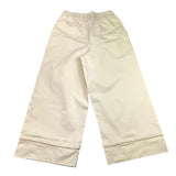 Pype Pantalone Tinta Unita Modello A Palazzo Panna per Bambina