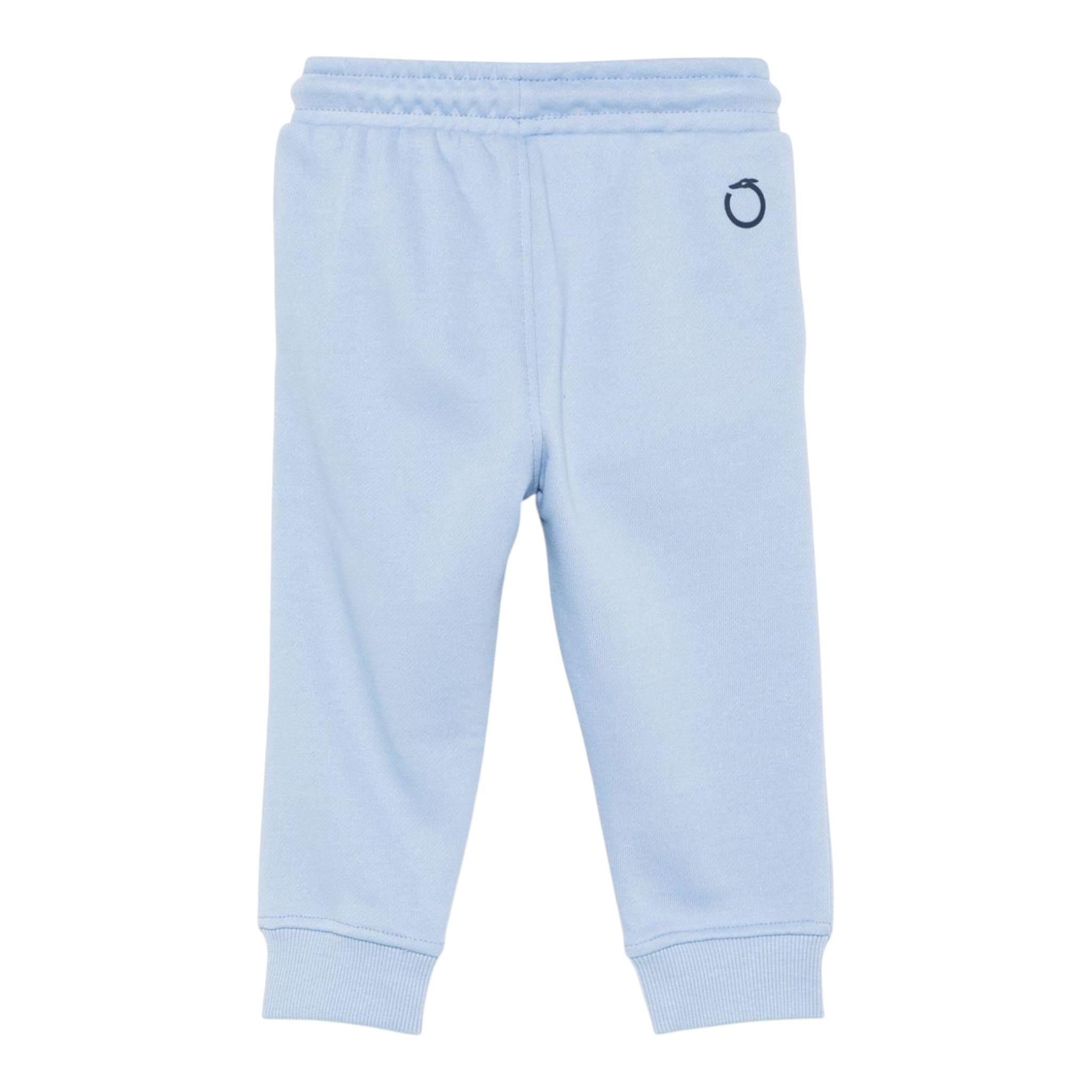 Trussardi Pantalone Tinta Unita con Elastico In Vita per Neonato TIP25015PA AZZURRO TRUSSARDI 