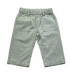 Trussardi Pantalone Tinta Unita con Elastico In Vita per Neonato TIP2605PA VERDE TRUSSARDI 