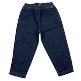 Die Eule Jeans einfarbig mit elastischer Taille blau für Jungen