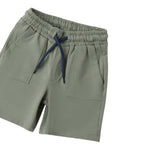 Sarabanda Bermuda Tinta Unita con Elastico In Vita per Bambino 0B155X VERDE SARABANDA 