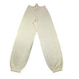 Elisabetta Franchi Pantalone In Maglia Tinta Unita Con Elastico In Vita Panna Per Bambina