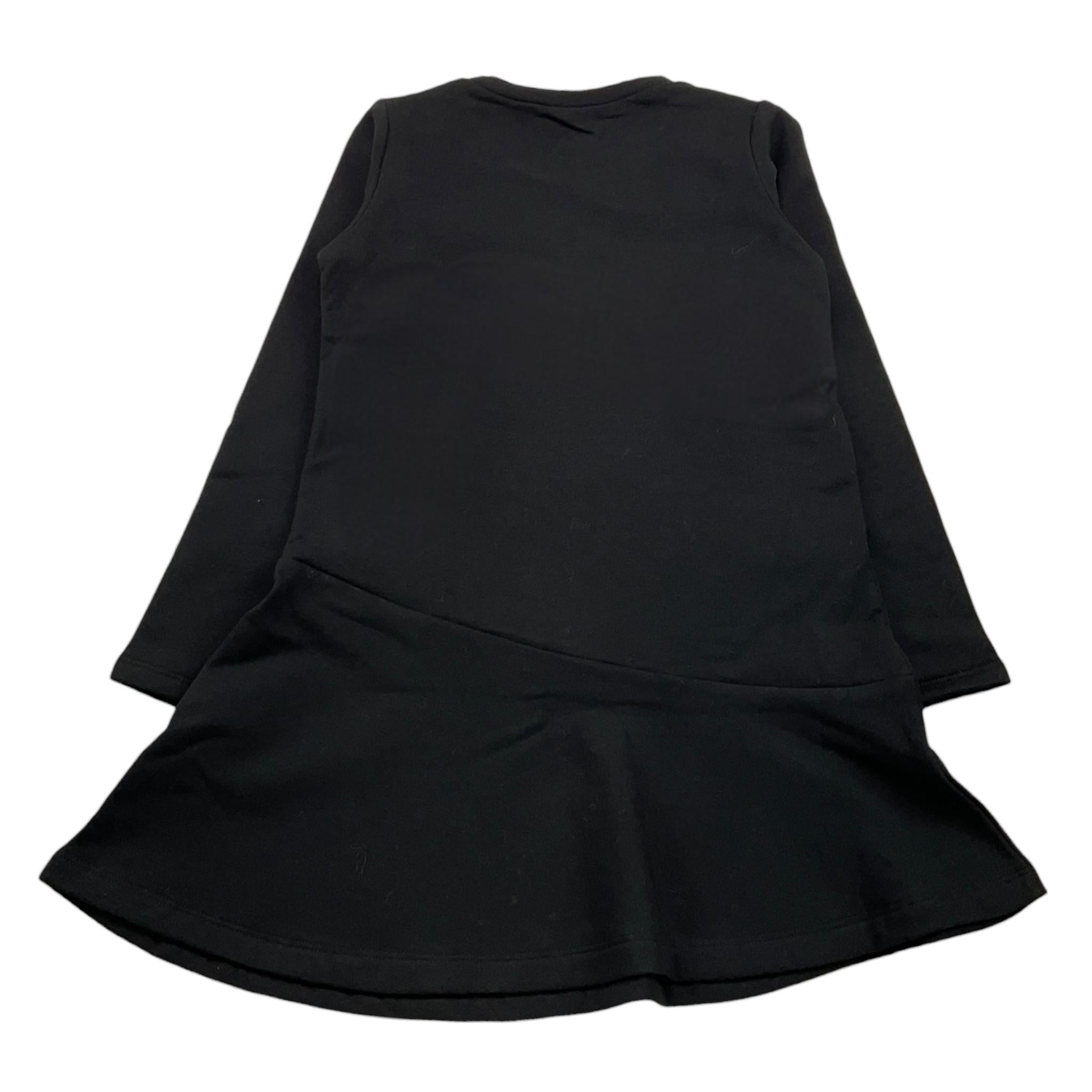 LIU JO abito modello felpa tinta unita con stampa Nero per Bambina KF4023XXXX NERO LIU JO 