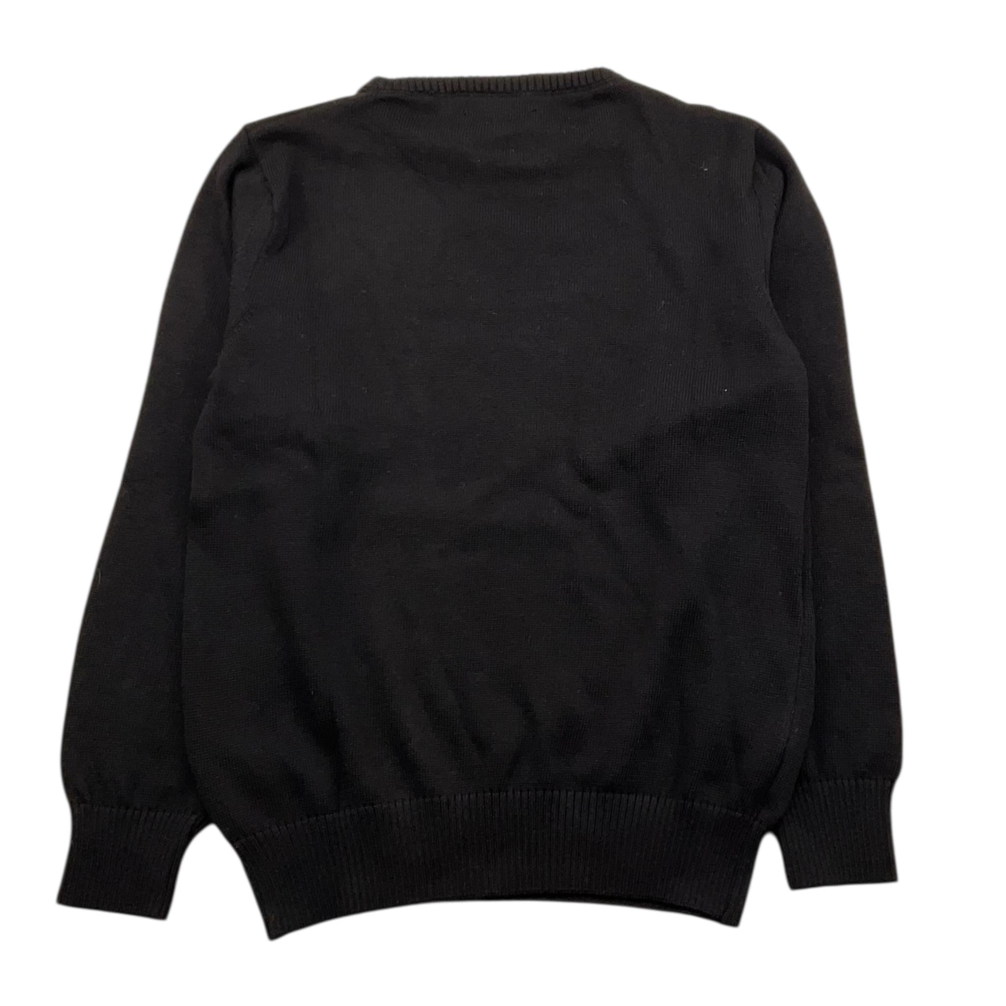 ICEBERG maglia girocollo tinta unita con stampa Nero per Bambino MGICE5300B NERO ICEBERG 