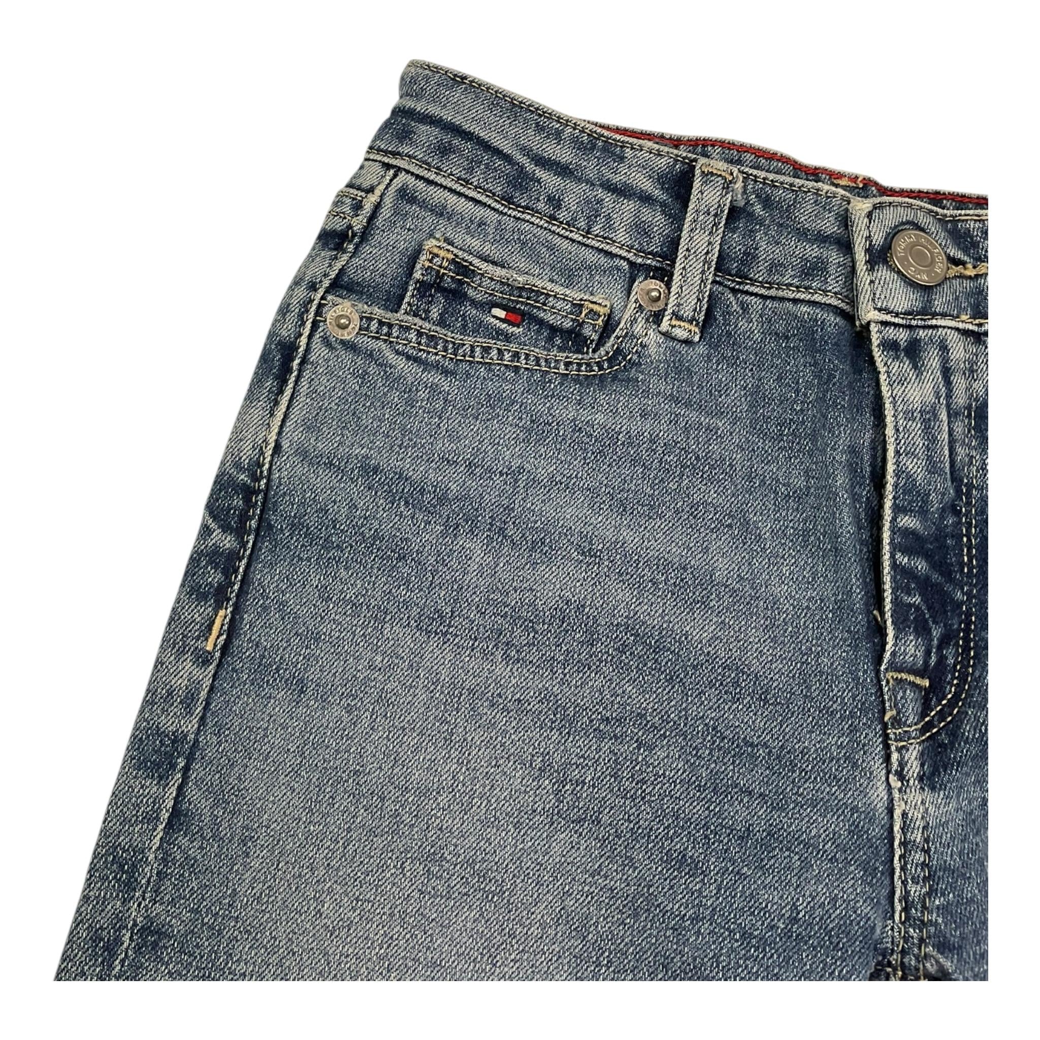 Tommy Hilfiger Jeans Tinta Unita Modello Zampa per Bambina KG0KG08276 AZZURRO TOMMY HILFIGER 
