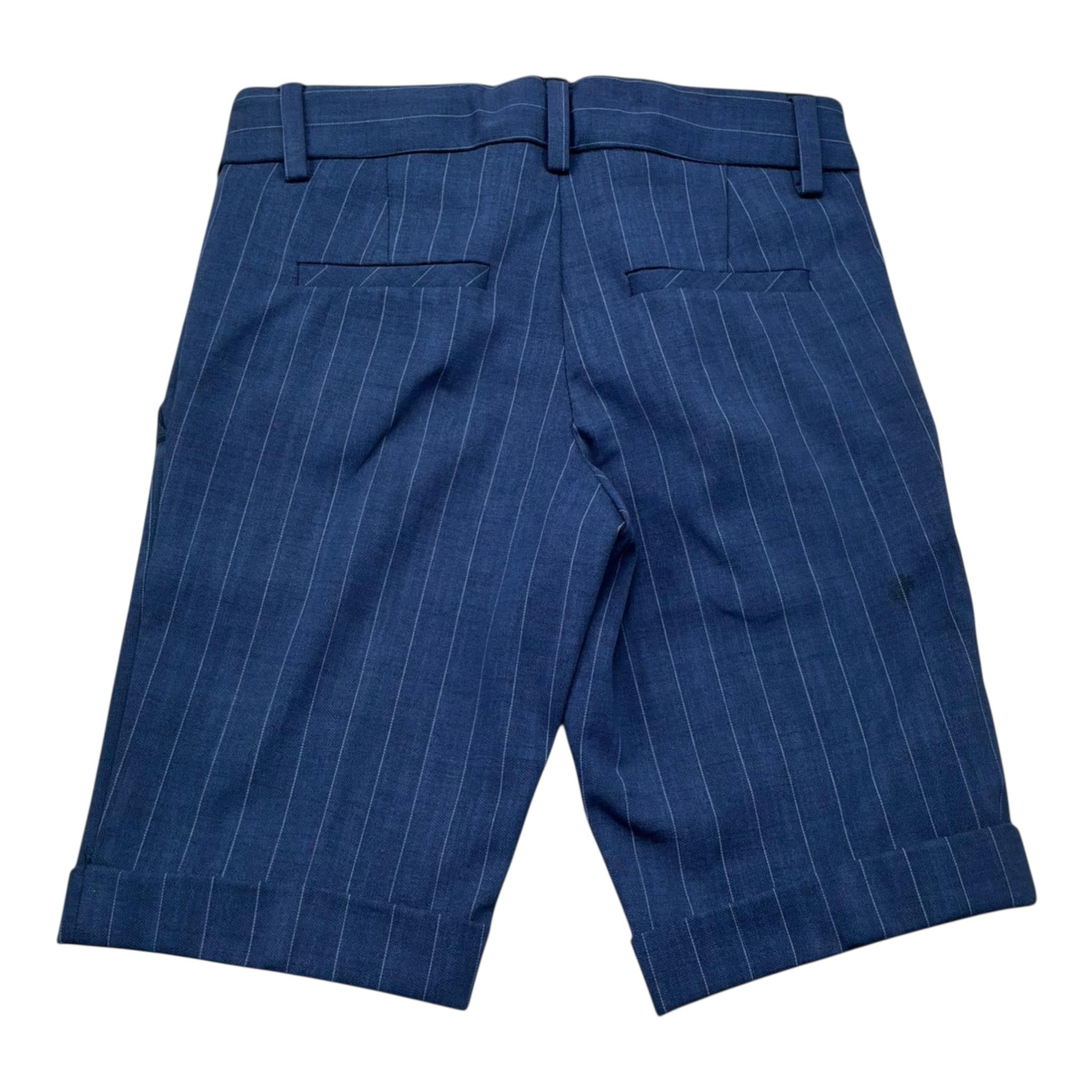 Emanuel Pris Bermuda Tinta Unita con Girovita Regolabile per Bambino EMB5113B BLU EMANUEL PRIS 